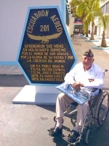 Veterano Sgto. 1/o. Trans. Ret. Francisco Elías Díaz Aguayo en las instalaciones de la Base Aérea Militar No. 4 en Cozumel, Quintana Roo el pasado 10 de febrero.