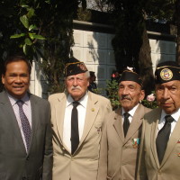 Veteranos en compañía del Excelentísimo Embajador de la República de Filipinas, C. Catalino Reinante Dilem Jr.